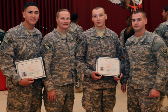 All Americans: 2/82 Infantrymen gain U.S. citizenship in Kuwait ceremony