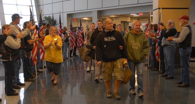 Wounded Warriors From Across The Country Are Welcomed To Huntsville By The Patriot Guard Riders