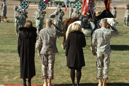 Army Lt. Gen. Joseph Anderson participates in Army Day events