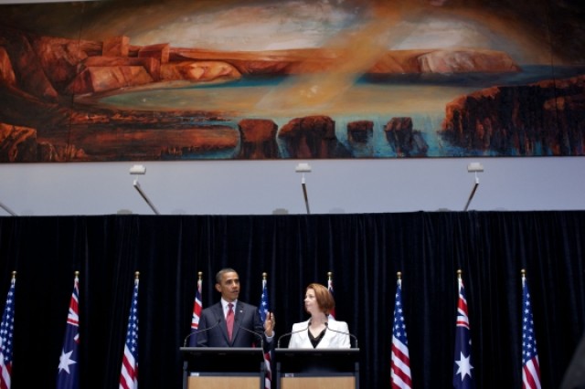 Obama, Gillard hold press conference