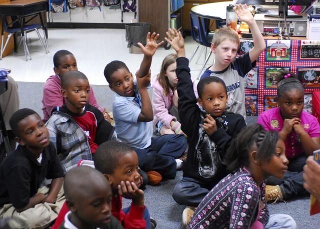 Third Army supports local elementary school students during American ...