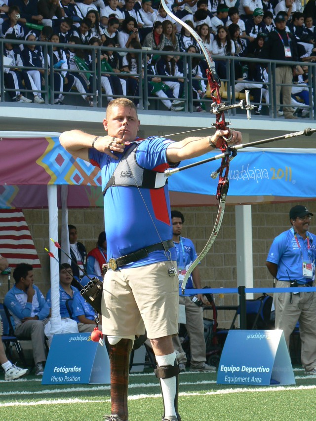 Winning archery silver at the Parapan Am Games