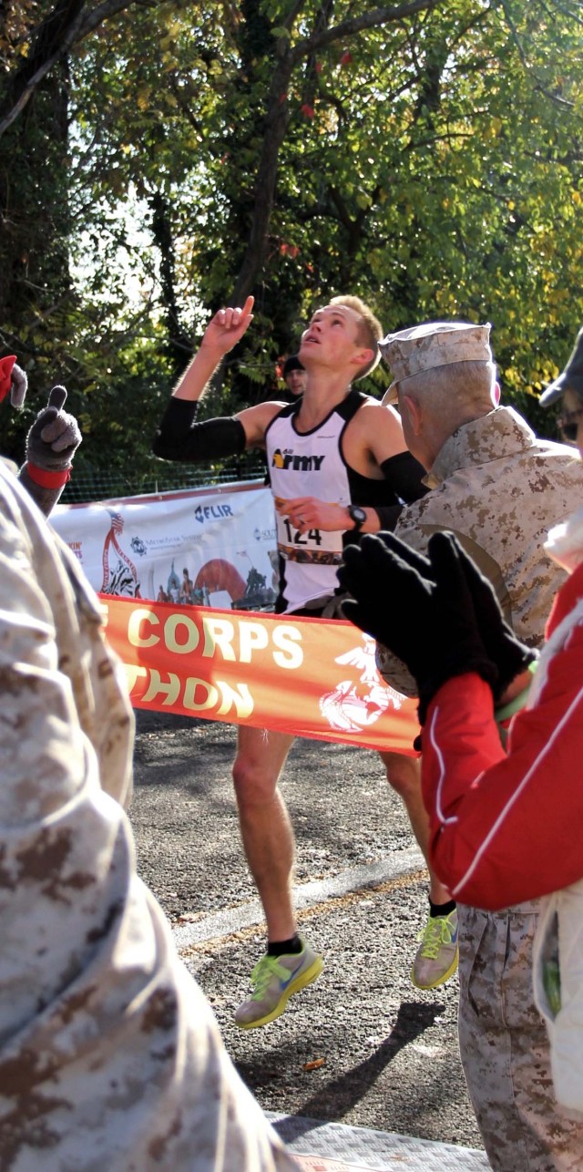 Reserve Soldier wins Marine Corps Marathon