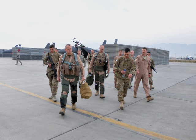 ISAF Commander observes close air support operations