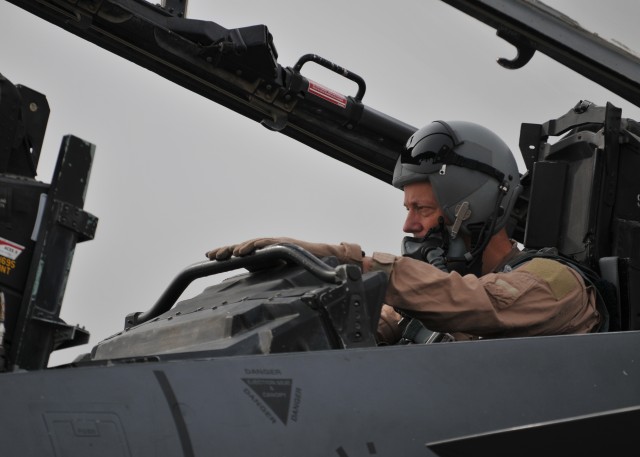 ISAF Commander observes close air support operations