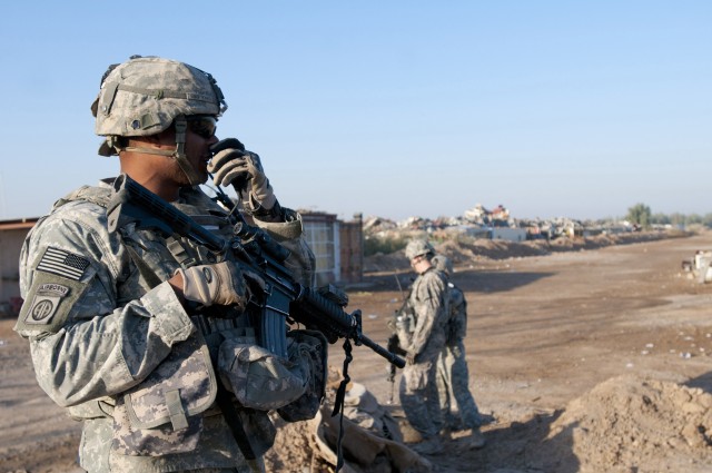 Infantrymen ensure smooth passage of U.S. military forces through Baghdad