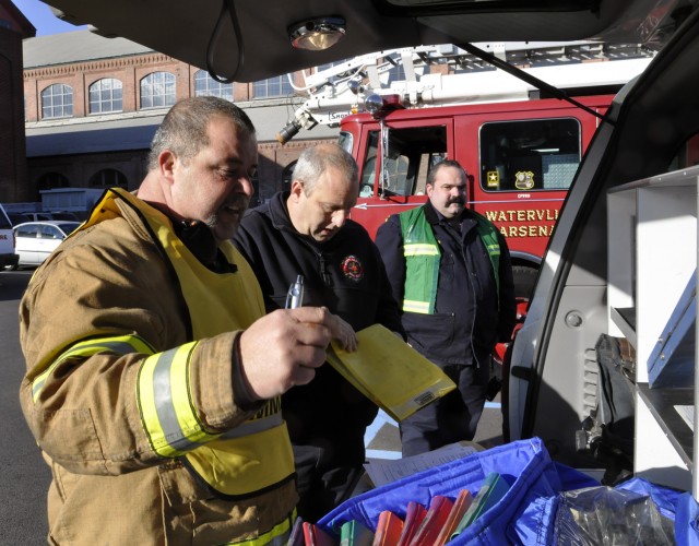 Emergency first responders converge on the Arsenal