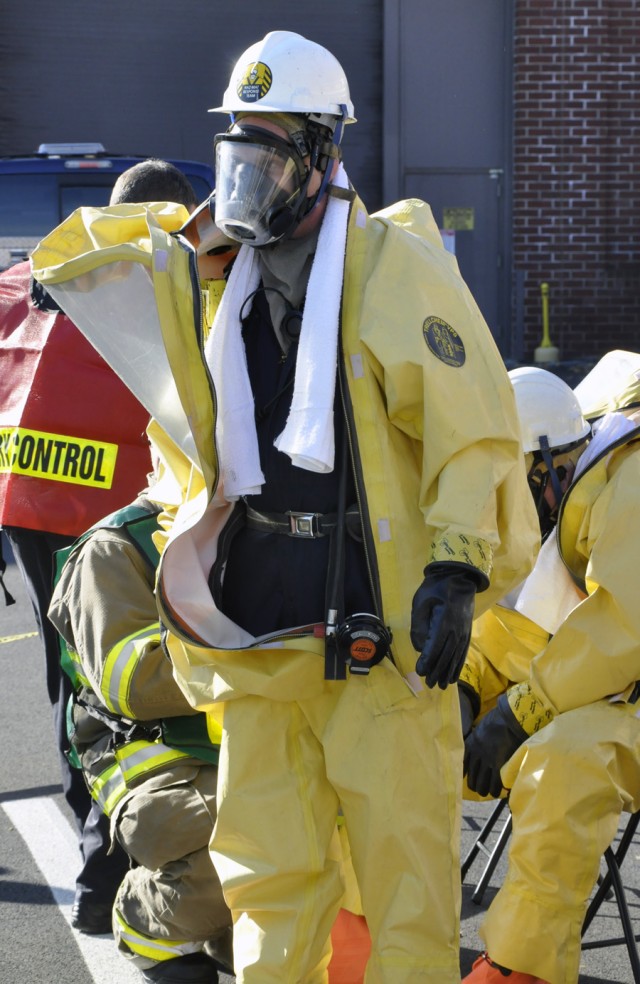 Emergency first responders converge on the Arsenal