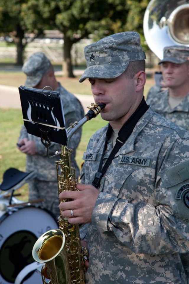 Wildcat sax player inducted into the Sgt. Audie Murphy Club