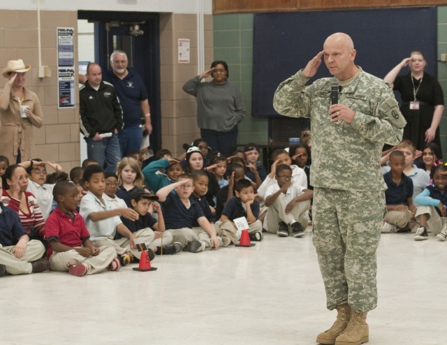 3d ESC Chaplain speaks at Roosevelt Perry Elementary