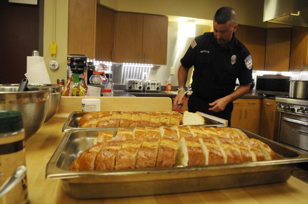 Home sweet firehouse Firefighters keep traditional with holiday meals