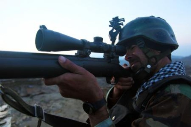 Afghan National Army Special Forces discover IED facility