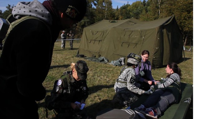 Army Reserve civil affairs Soldiers participate in full spectrum operations