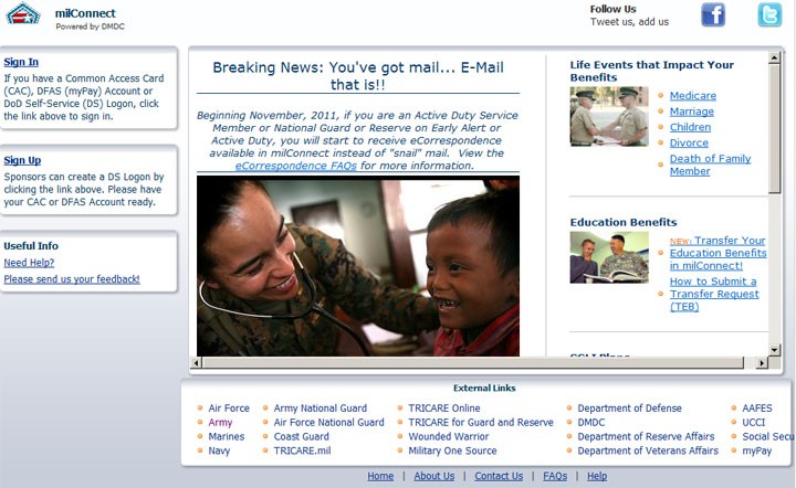 Milconnect Is New Online Portal For Dod Beneficiaries Article