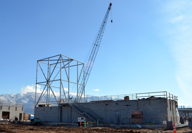 Turntable at Hill Air Force Base to test a different type of wave