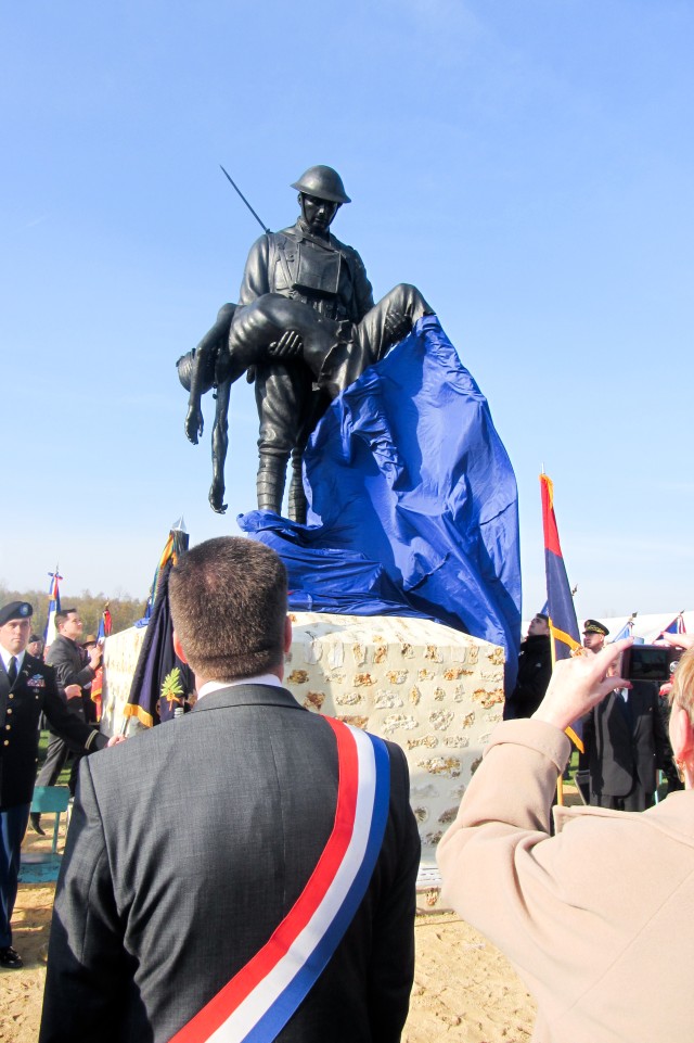 18th MP Bde. represents U.S. Army Europe at the Croix Rouge Farm Memorial