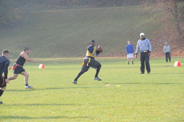 Army/Air Force compete in Sembach's first annual flag football tournament