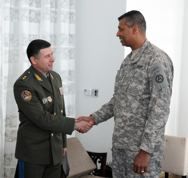 Third Army CG visits Tajikistan
