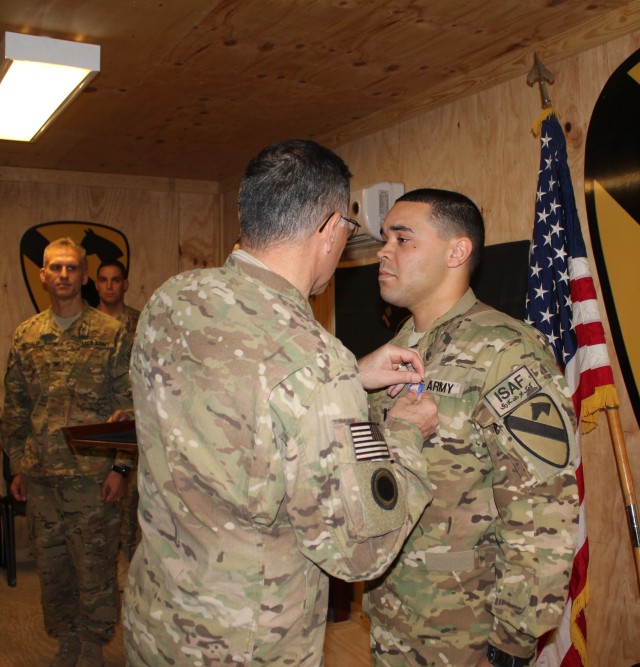Soldier awarded Army's highest peacetime award for valor: the Soldier's Medal
