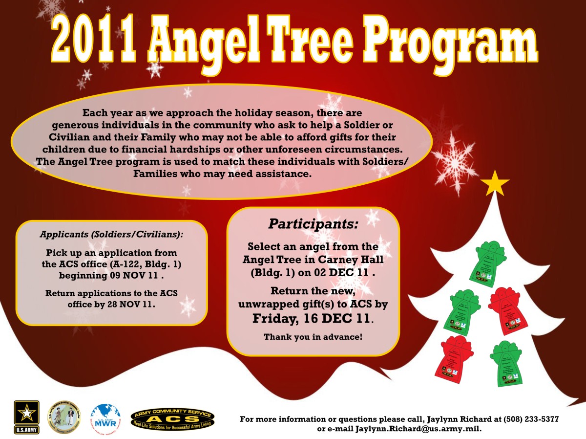 'Angel Tree Program' helps those in need at Natick Article The