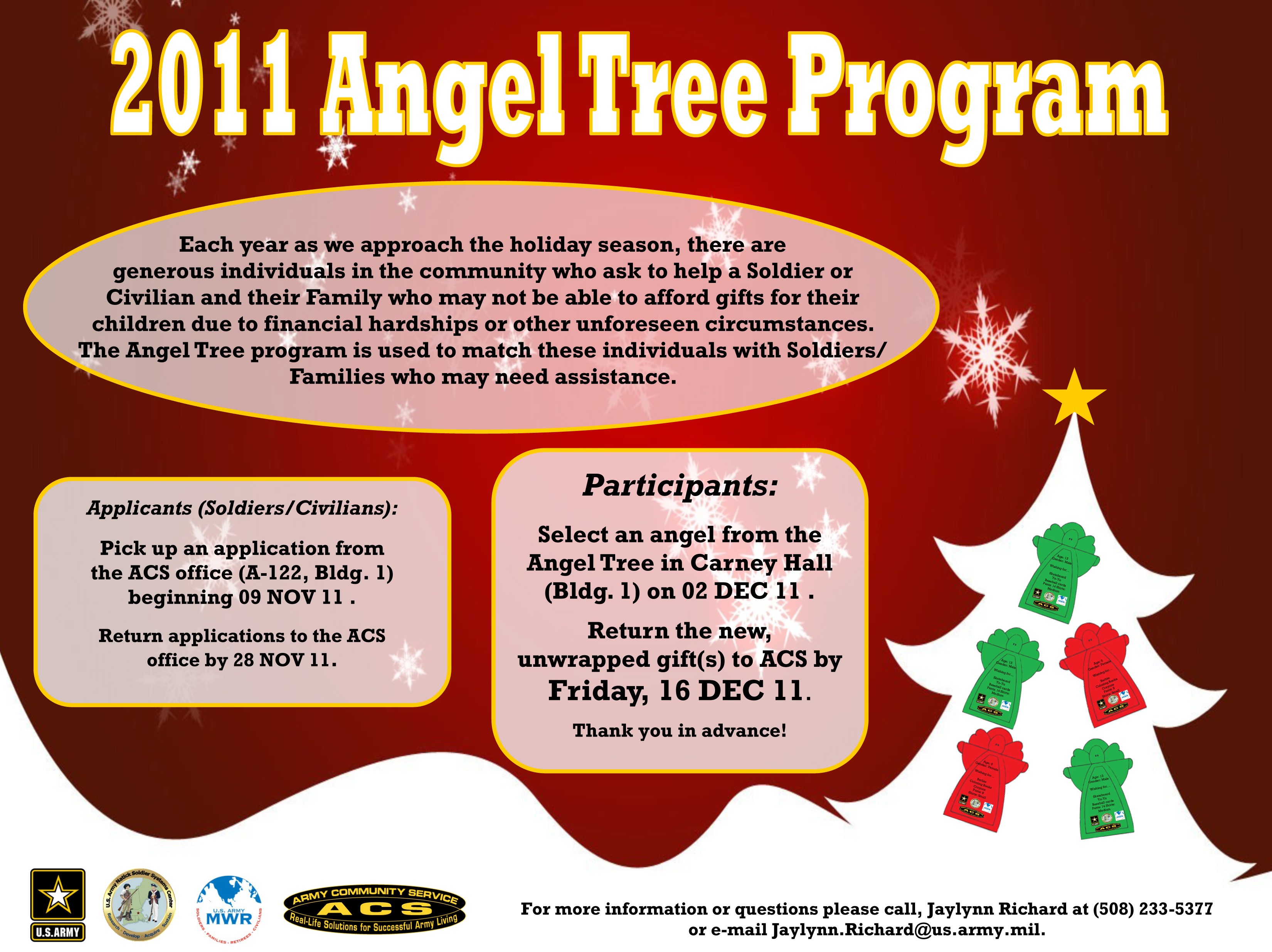 'Angel Tree Program' helps those in need at Natick  Article  The United States Army