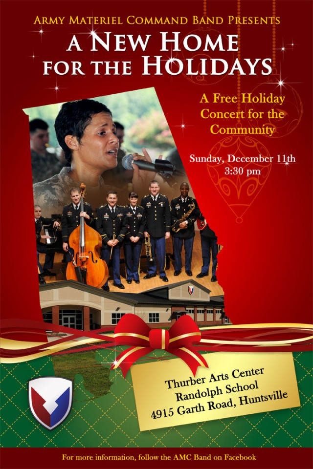 "A New Home for the Holidays" Concert Flyer