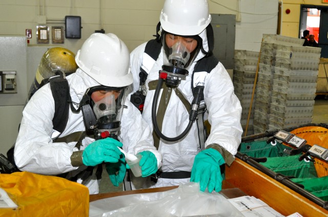 Yongsan Mailroom trains to keep Community safe