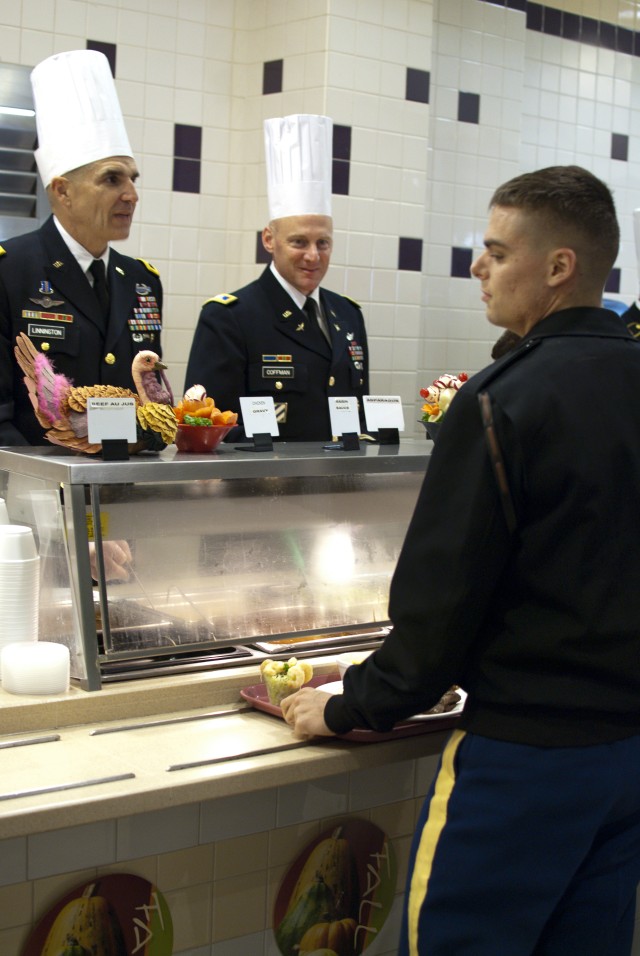 Turkey served at the DFAC