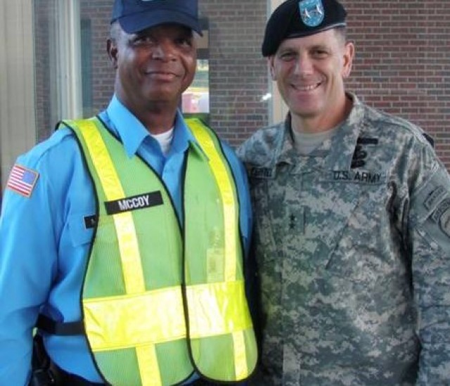 LTG Ferriter with Mr. McCoy