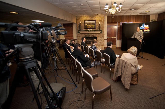 Chief of Staff Press Conference at Fort Hood