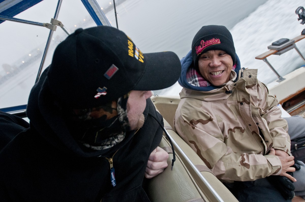 Fishing program a safe haven for wounded JBLM veterans Article The