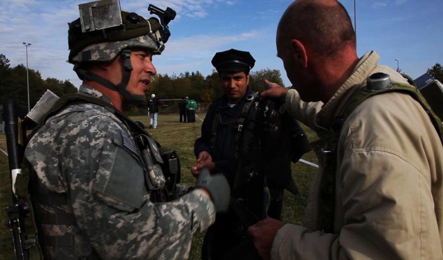 Army Reserve civil affairs Soldiers participate in full spectrum operations