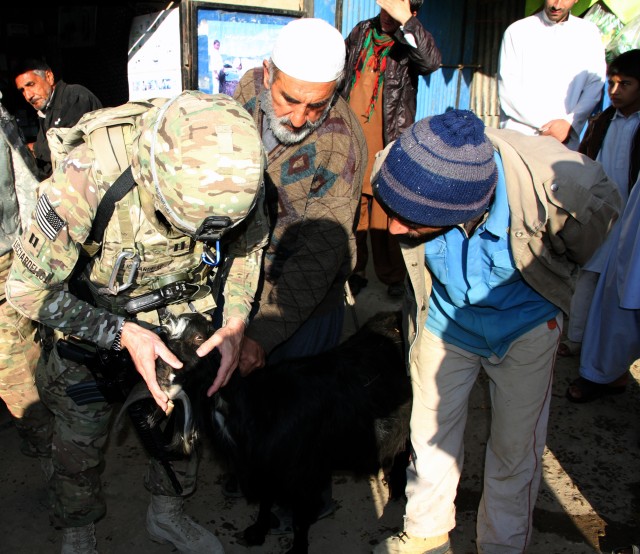 KYADT Vet makes Village Call in Parwan