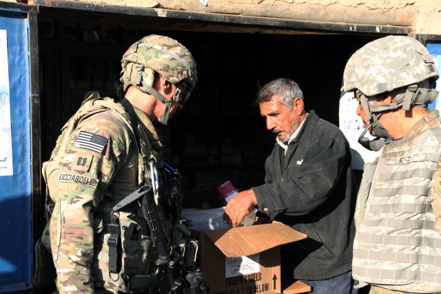 KYADT Vet makes Village Call in Parwan