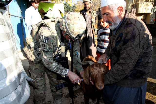 KYADT Vet makes Village Call in Parwan