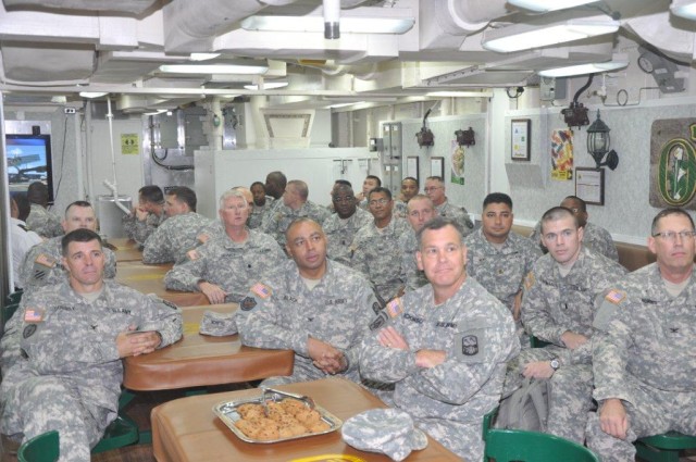 94TH AAMDC SENIOR LEADERS TOUR THE USS O'KANE