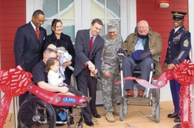Universally-accessible home ribbon cutting