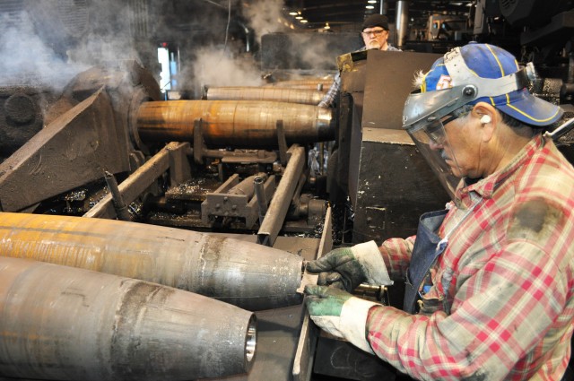 Producing bomb casings