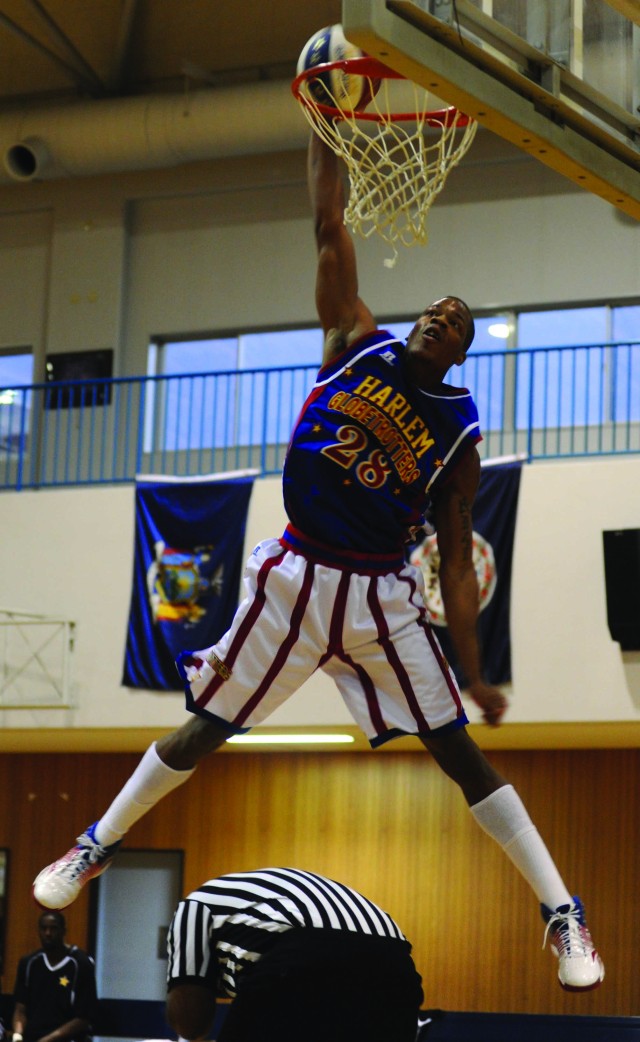 Harlem Globetrotters bring signature hoop style to Japan's Camp Zama