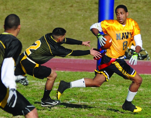Army beats Navy in Camp Zama, Okinawa flag football games