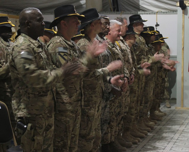 1st Air Cav inducts new NCO's in a time honored ceremony