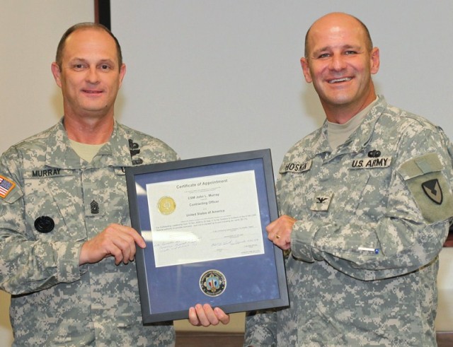 ECC leadership cools down then heat up during a visit to the 413th