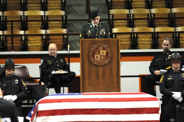 Funeral of retired Staff Sgt. Deriek Crouse