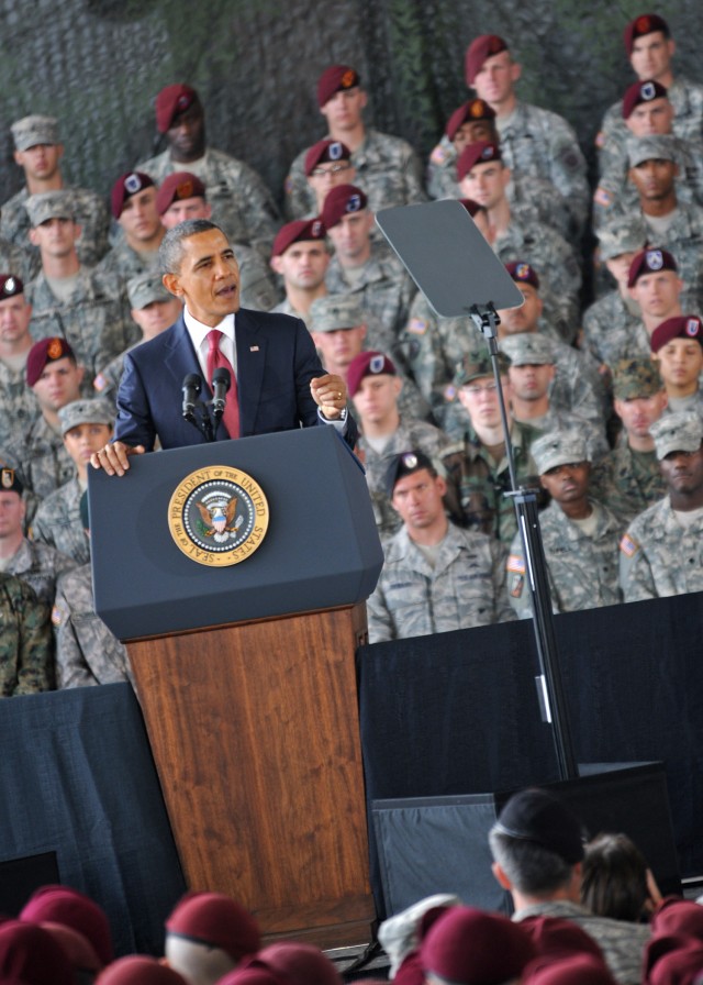 President Obama marks end of war in Iraq with two words: Welcome Home!