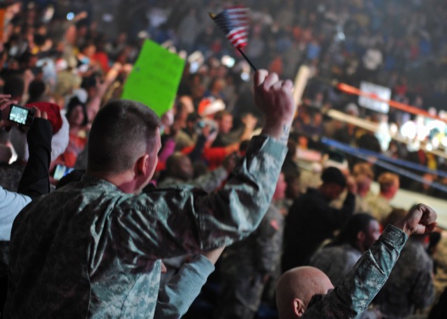 WWE Superstars, Divas surprise Soldiers at work