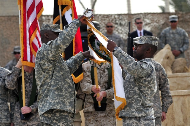 End of Mission Ceremony in Baghdad, Iraq