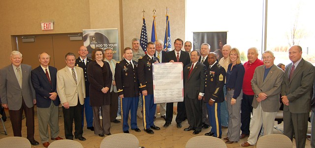 County Leaders Support Soldiers