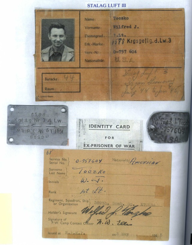 Prisoner of war identification documents and tags