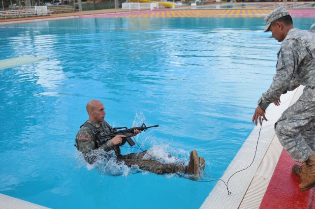 Mid-morning swim