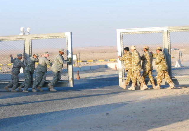 Khabari Crossing gate closed